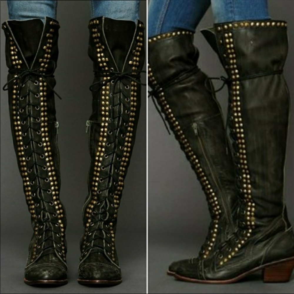Jeffery Campbell joe studded joe tall boot size 11